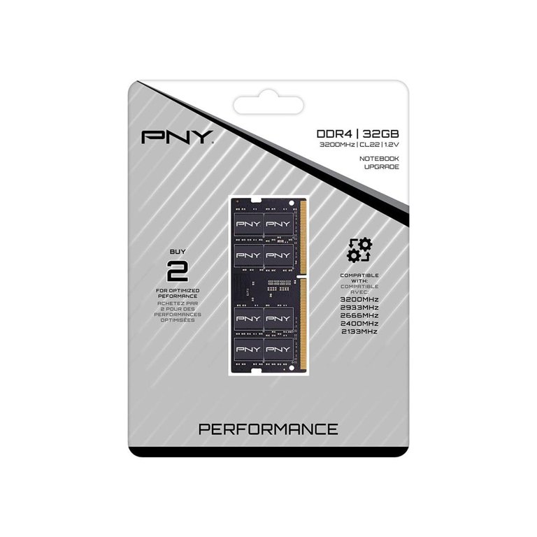 PNY 32 GB Performance DDR4 3200MHz Notebook Memory - Walmart.com