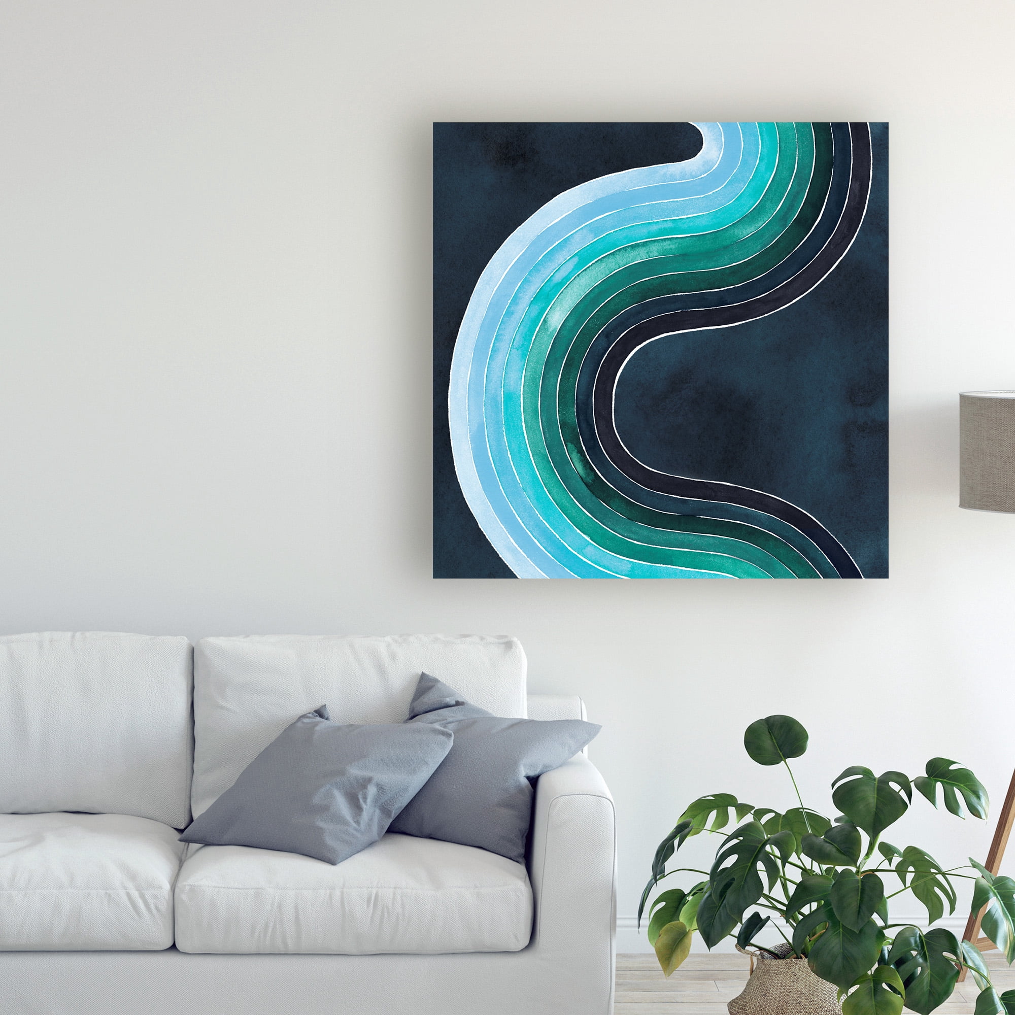 Trademark Fine Art 'Mid Century Current I' Canvas Art by Grace Popp