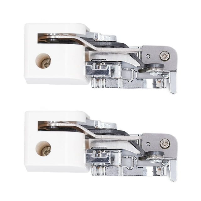 Prensatelas Para Cortador Lateral De Costura, 2 Piezas Operación Simple Corte Incisivo Acabado Profesional Prensatelas Para Cortador Lateral Duradero Para El Hogar Crtynell Presser Foot