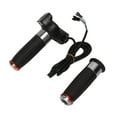 thumbnail image 1 of Bike Throttle Grip Handlebar, Double Circle E Bike Throttle Grip Power Display 4 Lights SM Interface  For Electric Bikes, 1 of 8