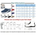 thumbnail image 3 of Willtoo Hoshose Wide Shoes for Womens Breathable Mesh Platform Sneakers EVA Cushion Non-Slip Shoes for Nurse Blue US-10（EU-43）, 3 of 3