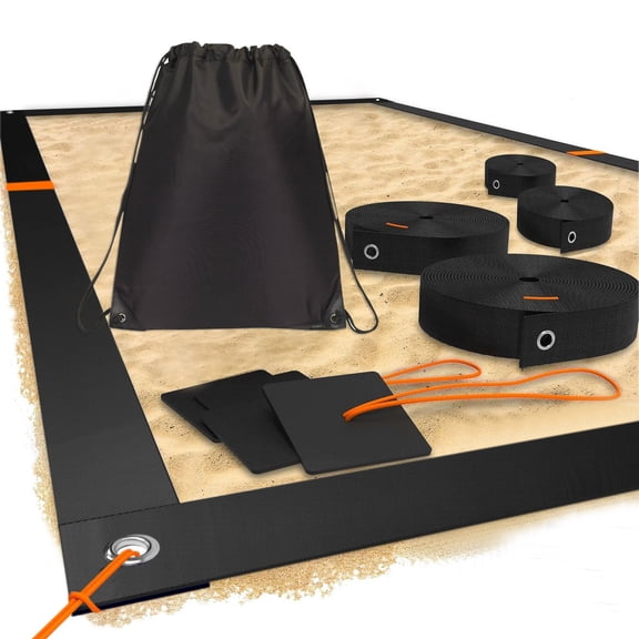 Beach Volleyball Court Line Beach Volleyball Court Boundary and End Line 16m X 8m Beach Volleyball Official Court Size Sand Volleyball Court Line Set