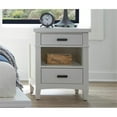 thumbnail image 4 of Pemberly Row Contemporary Bedroom Queen Shelter Bed with 2 Nightstands, 4 of 14
