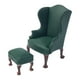 thumbnail image 5 of Realista 1/12 escala muñeca casa PU cuero sillón sofá silla DIY Decoración Sofá individual verde, 5 of 7