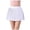 White, variant on felwors Women's Pleated Active Skort with Built-in Shorts - High Waisted Tennis Skirt for Golf, Running, Workout (Black, M)