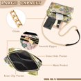 thumbnail image 3 of FORMRS Women Crossbody Purse with Chain Strap Vegan Leather Shoulder Handbag, Pink Floral Wave, 3 of 7