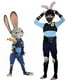 thumbnail image 3 of Disfraz de Halloween de animal loco, policía de la ciudad de anime, Judy, conjunto completo, disfraz de escenario de policía de conejo para padre e hijo, 3 of 5