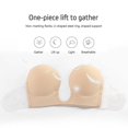 thumbnail image 3 of Women Strapless Bra Gather Push Up Self Adhesive Invisible U Plunge, 3 of 5