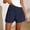 Black, variant on JUSLIO Womens Shorts,with Pockets High Waist Mid-Length Shorts,Cotton Ruched Lightweight,Black,Size S