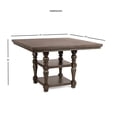 thumbnail image 7 of Steve Silver Caswell Distressed Harbor Grey Counter Table, 7 of 7