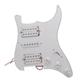 thumbnail image 2 of Guitar Pickguard, Five Way Switch, Professional Vintage Metal Pickup Bridge Set, HSH white, 2 of 9