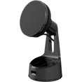 thumbnail image 1 of MEMSQRWD MagicMount Elite Soporte magnético de Carga inalámbrica para salpicadero de Coche/Parabrisas con Cargador de Coche USB-C rápido, Soporte para teléfono Celular Coatible con MagSafe, 1 of 5
