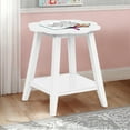 thumbnail image 4 of Linon Natalia Kids Flower Side Table, White, 4 of 10