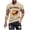 #0240-Khaki, variant on Betivan Men's Graphic T-shirt Printed Fitness Sports Crewneck Short Sleeved Pullover Top Blouse Summer Spring Sporty Casual Regular Daily Outdoor Gym Training