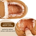 thumbnail image 3 of HOMEHOT Boys Slippers Moccasins Kids House Shoes Comfy Memory Foam Slippers for Girls Beige Size 9 Toddler Unisex, 3 of 6