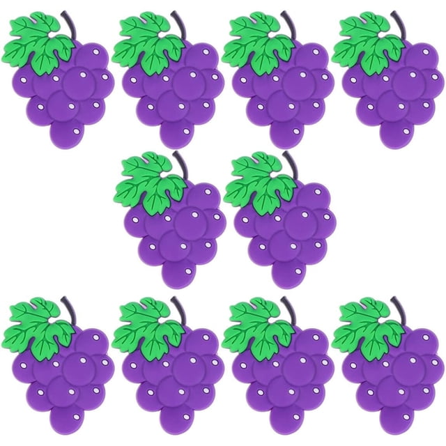10 Uds. Pegatinas magnéticas para pizarra blanca, imanes de frutas para oficina, imanes de sandía para nevera, pegatina para refrigerador, imán de uva, imanes para nevera