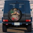 thumbnail image 3 of Mexican American Flag Eagle Spare Tire Cover Weatherproof Wheel Protectors Dust-Proof Sun Protection Wheel Tire Covers Universal Fit for Truck SUV RV Camper Trailer Car Accessories, 3 of 10