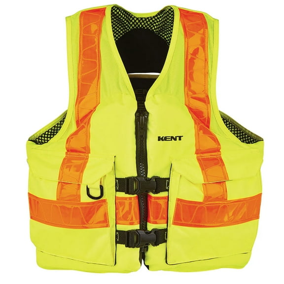 Kent HI VIS Mesh Deluxe Vest 3X-Large Yellow