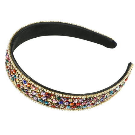 Vocoste Women Rhinestone Headband Bejewelled Hairband for Girls Ladies Assorted Color