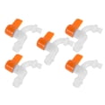 thumbnail image 1 of ELAYARD 5Pcs Simple Design Orange Plastic Faucet For Construction Workers And Households, 1 of 7