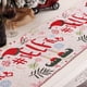 thumbnail image 3 of Camino de mesa de Feliz Navidad para fiestas Camino de mesa con patrón de alce Leyfeng Camino de mesa, 3 of 3