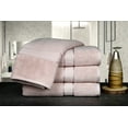 thumbnail image 3 of Ample Decor 100% Cotton Soft Pink Bath Towel Set of 4 - Super Soft, Quick-Dry, Popcorn Textured - Mulaayam Collection - 30 X 54 Inch, 3 of 6