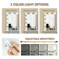 thumbnail image 6 of RichYa Modern Makeup Vanity Desks with Mirrors and Light and Drawers Makeup Table Sets for Girls Women,White, 6 of 8