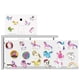 thumbnail image 2 of Juego de pegatinas de PVC impermeable con diseño de unicornios, 50 unidades, para teléfono portátil, 2 of 2