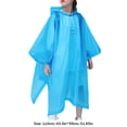 thumbnail image 3 of Ropa impermeable para exteriores Ponchos de lluvia reutilizables Capa de lluvia EVA para niños de 6 a 12 años, 3 of 8