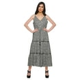 thumbnail image 1 of Moomaya Coton Casual Bretelles Spaghetti V-Cou Robe Longue pour les Femmes, 1 of 6