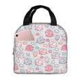 thumbnail image 1 of Fotbe Cute Sheep Bolsa Térmica con Estampado y Forro de Aluminio Grueso Bolsa de Almuerzo con Bolsillo Frontal para Hombres y Mujeres, Ideal para Trabajo, Escuela, 1 of 8