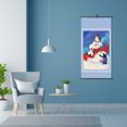 thumbnail image 2 of Cuadros Decorativos Pintado a mano sobre lienzo DIY pingüino muñeco de nieve pintura al óleo por números dibujo Kit regalo Likrtyny embutido en tela, 2 of 9