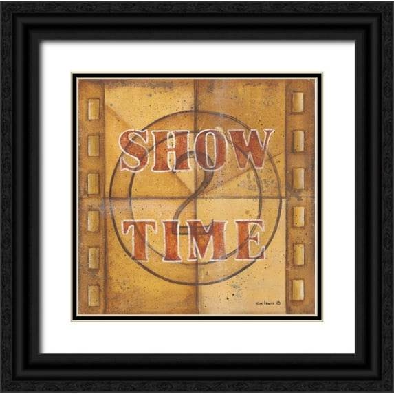 Lewis, Kim 20x20 Black Ornate Wood Framed with Double Matting Museum Art Print Titled - Show Time