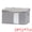 Gray, variant on Unique Bargains Clothes Foldable Storage Bags for Closet Organizers Beige 14x11x7in