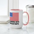 thumbnail image 4 of CafePress - Engineered With American Parts Large Mug - 15 oz Ceramic Large White Novelty Mug, 4 of 4