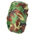 thumbnail image 1 of Unique Bargains 8-15L Waterproof Rucksack Cover, Backpack Rain Cover, XS, Green Camo, 1 of 5