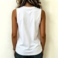 thumbnail image 4 of Women's Tank Tops Summer Basic Crewneck Sleeveless Casual Loose Fit Shirts Tees | Soft Lightweight, Crewneck, Loose Fit Tees, Flowy, 4 of 6