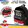thumbnail image 4 of Mochila escolar Pokémon Kids Pikachu Eevee Pokeball, 4 of 6