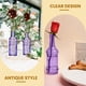 thumbnail image 5 of Botellas de vidrio BULK PARADISE, color morado surtido con corcho, 400 ml, paquete de 6, 5 of 6