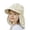 Yellow, variant on Gaexia Kids Sun Hat With Neck UPF 50 Adjustable Chin Strap Beach Cap Toddler Breathable Outdoor Fisherman for Girls
