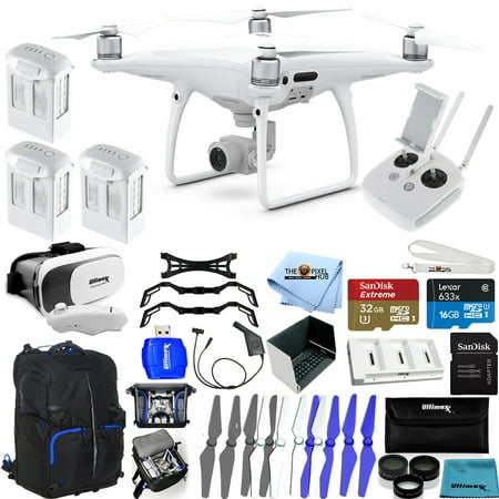 DJI Phantom 4 Pro Quadcopter! 3 Battery (HIGH CAPACITY) JUMBO Ready To Fly PRO Bundle NEW MODEL!