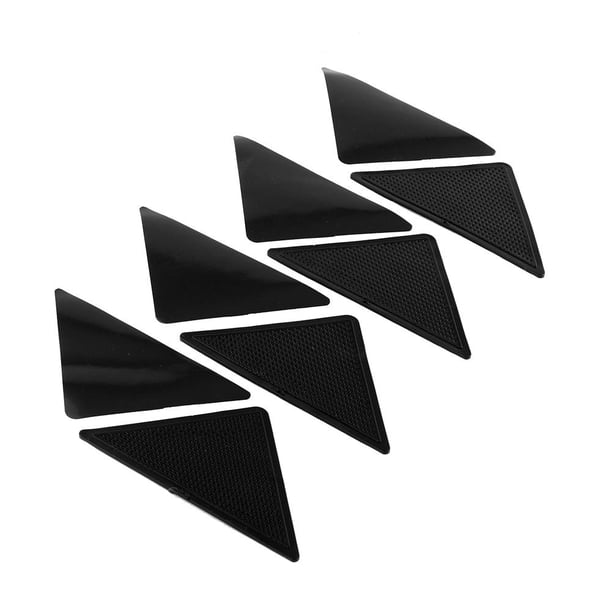 Parche de felpudo triangular tapete de puerta de PU reutilizable parches fijos suministros para el hogar lavables