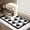 Black/White, variant on Coffee Mat - Fashion Absorbent Coffee Bar Mat - Drying Mat Waterproof Protects Kitchen - Coffee Maker Kitchen Bar Counter Decor 16x18inch