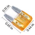 thumbnail image 2 of 100 Pack Auto Fuses 5 AMP APM/ATM 32V Mini Blade Style Fuses 5A Short Circuit Protection Car Fuse (5 AMP), 2 of 10