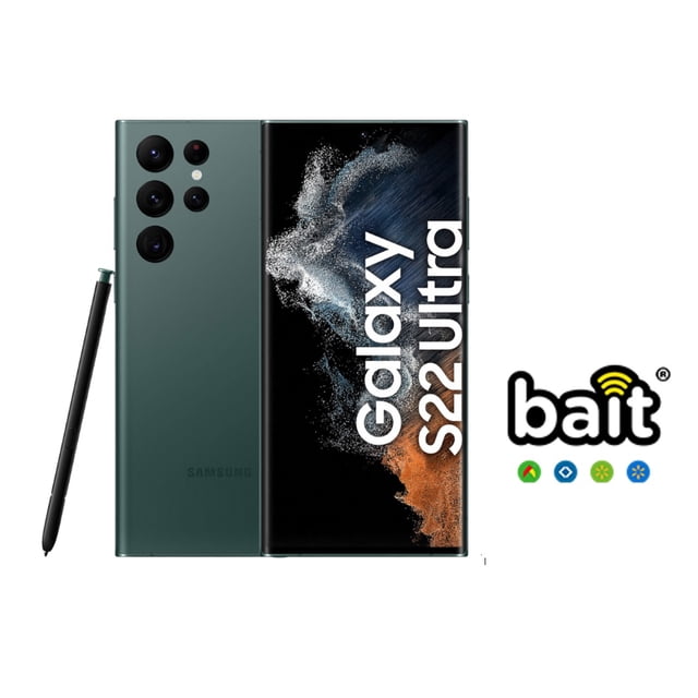 Smartphone Samsung Galaxy S22 Ultra 256gb 12ram Verde + 2 meses de servicio BAIT