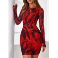 thumbnail image 2 of Vestido PRETTYGARDEN 2025 con Estampado Tie Dye y Manga Larga XX-Large, 2 of 8
