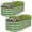OliverGreen, variant on INNO STAGE Galvanized Metal Raised Garden Bed Kit Outdoor Planter Box with Safety Edging 2 Pack 4x2x1FT