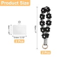 thumbnail image 2 of Uxcell 2 Pcs Correa para Teléfono con Pestañas de Sujeción, Pulsera Lanyard para Teléfono Celular Hecha a Mano para Mujeres y Niñas, Negro, 2 of 7