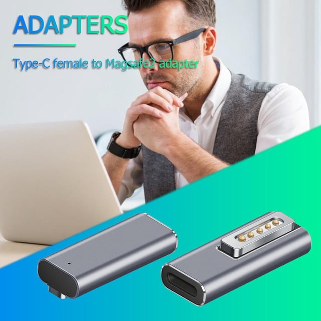 Adaptador magnético USB PD tipo C para convertidor de carga rápida Apple MacBook Pro Ndcxsfigh Para estrenar