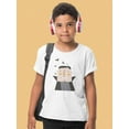thumbnail image 2 of Cute Funny Vampire Relax T-Shirt Juniors -Image by Shutterstock,  x-Small, 2 of 4